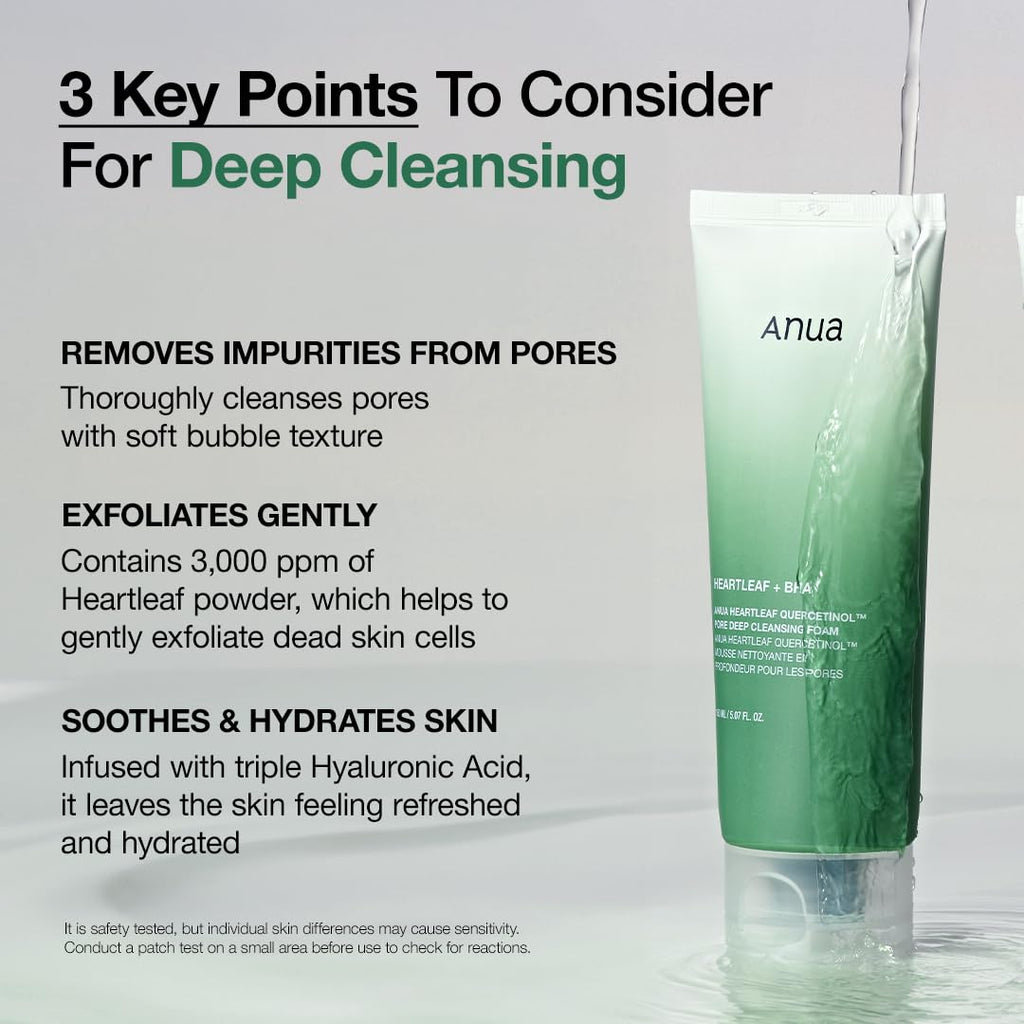 Anua Heartleaf Pore Purifying Duo (Oil & Foam)