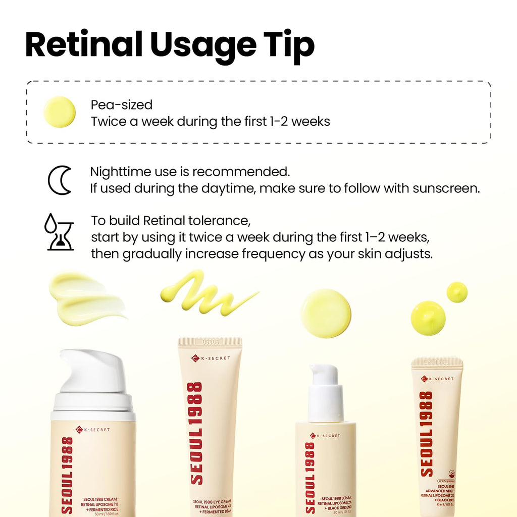 KSECRET SEOUL 1988 Eye Cream : Retinal Liposome 4% + Fermented Bean