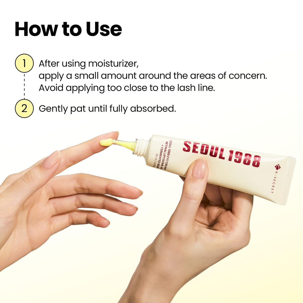 KSECRET SEOUL 1988 Eye Cream : Retinal Liposome 4% + Fermented Bean
