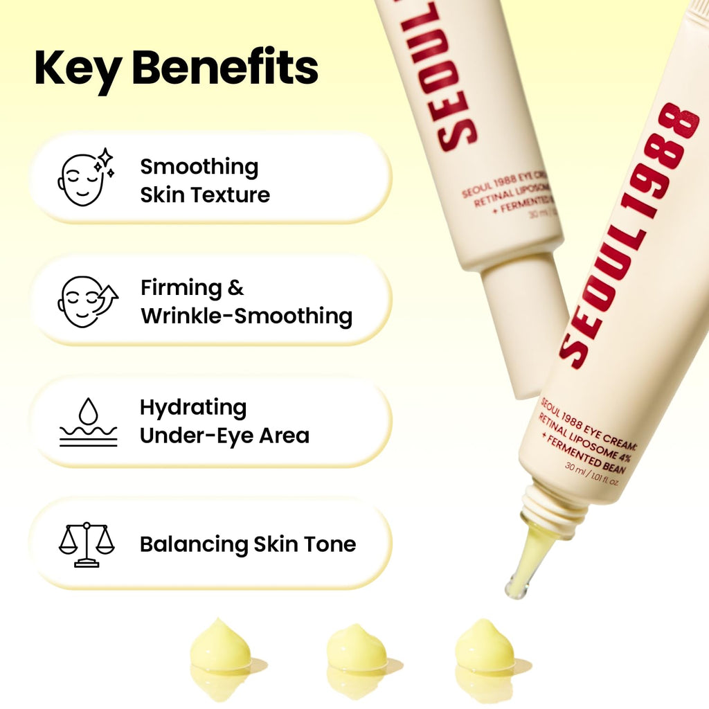 KSECRET SEOUL 1988 Eye Cream : Retinal Liposome 4% + Fermented Bean