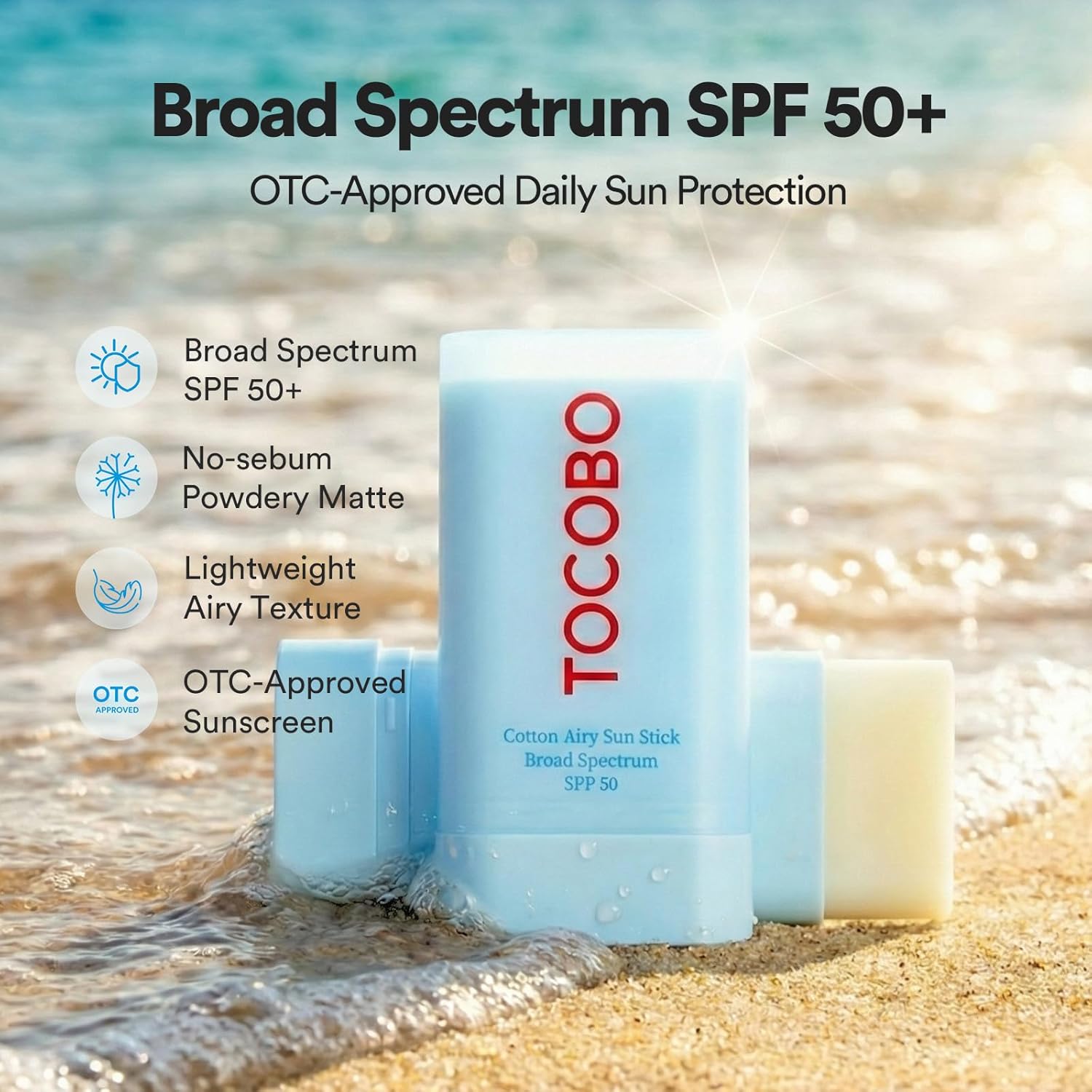 TOCOBO Cotton Airy Sun Stick SPF 50